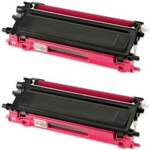 2 PACKS - Remanufactured HQ Compatible Magenta BROTHER TN210 TN240 Toner Cartridge DCP-9010CN MFC-9010CN MFC-9120CN MFC-9125CN MFC-9320CN MFC-9320CW HL-3040CN HL-3045CN HL-3070CW HL-3075CW HL-8070 HL-8370