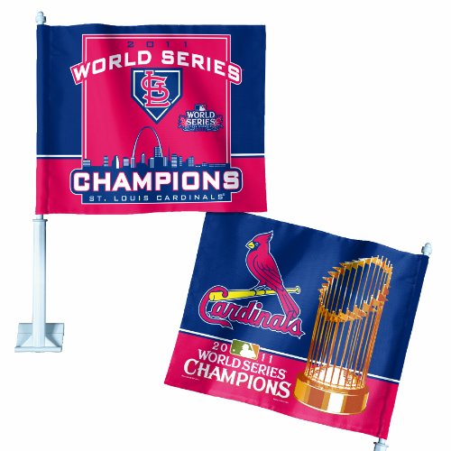 MLB St. Louis Cardinals 2011 World Series Champions Car Flag