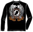 Pow Chrome Wings - Military Long Sleeve T-Shirt