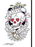 Ed Hardy Love Kills Slowly Lined Journal 6x8