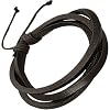Triple Flat Cord Leather Bracelet