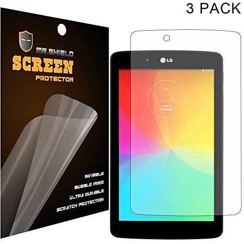 Mr Shield For LG G Pad 7.0 V400 Premium Clear [3-pack] Screen Protector with Lifetime Replacement Warranty