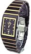 Oniss Men's Black with Gold Ceramic Watch Model ON-651 (Black Face)