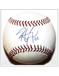 Collectibles: Ronald Guzman Signed Rawlings Official Major League Baseball Texas Rangers Prospect Autograph COA