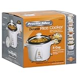 Proctor-Silex Rice Cooker, Durable, 8 Cup