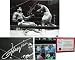 Joe Frazier - Knocking Down Muhammad Ali - 16x20 Autographed Black and White Photograph