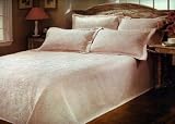 Roses Mattelasse Bedspread Ensemble - Rose