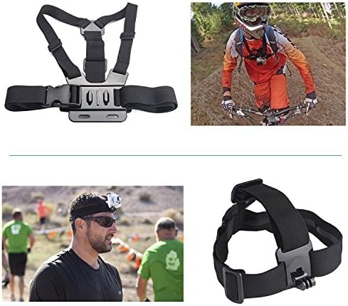 Royal Flag® 15 in 1 GoPro Accessories Bundle Kit Set with Case Go Pro Mount Outdoor Quick Release Sports Camera Combo for Gopros Hero 4 3+ 3 2 1 sj4000 sj5000 sj6000 Cameras