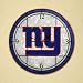 New York Giants Art-Glass Clock