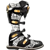 No Fear Trophee Special Edition Adult Off-Road Motorcycle Boots - Color: Black Tattoo, Size: 12