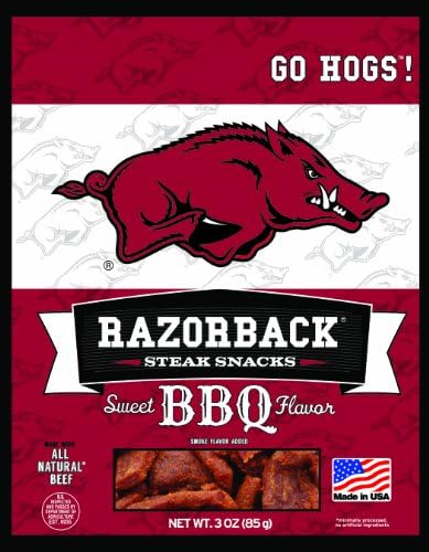 University of Arkansas - Sweet BBQ Beef - 3 oz. (Tailgate Pack of 4)