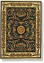 5'5" x 8'0" Shaw Rugs Regal Heritage Charles X Abusson 02400 - Navy Rectangular
