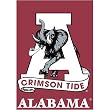 Alabama Crimson Tide NCAA Screen Print Flag by New Creative
