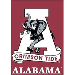 Alabama Crimson Tide NCAA Screen Print Flag by New Creative