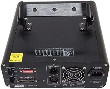 Shinp Stage Lighting Laser Light AL1200 Animation Red Green Blue Laser 1200MW DMX512 for DJ Club Disco Home Garden Birthday Xmas Christmas Party Effect