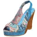 Not Rated Women's Tea for Two Peep Toe Wedge