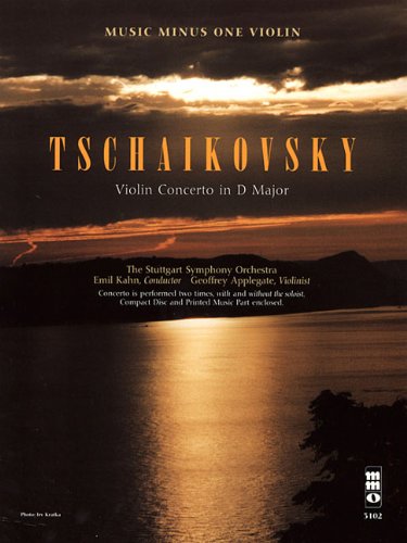 Music Minus One Violin: Tchaikovsky Violin Concerto in D major, op. 35 (Book & CD)