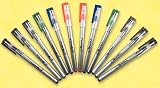 Lab Markers - Extra Fine Tip, Assorted Colors (Pack of 10)
