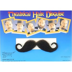 Click here to buy Adult's Handle Bar Costume Moustache by Unknown.