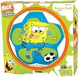 SpongeBob SquarePants Size 4 Shiny PVC Soccer Ball by Franklin Sports