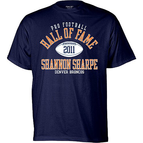 Pro Football Hall of Fame Denver Broncos Shannon Sharpe Class of 2011 T-Shirt L