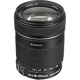 Canon EF-S 18-135mm f/3.5-5.6 IS Standard Zoom Lens -NEW KIT WHITE BOX