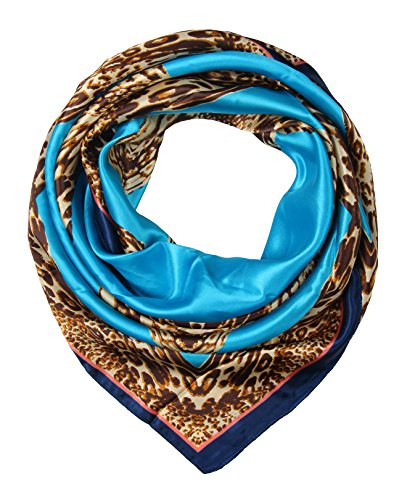 corciova Womem's 100% Silk Feeling Head Scarf for Sleeping Headband 35*35 Inches