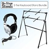 On Stage KS7902 2-tier A-Frame Keyboard Stand Outfit