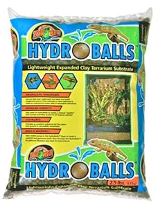 Zoo Med HydroBalls Lightweight Expanded Clay Terrarium Substrate, 2.5 Pounds