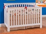 White Columbia Crib (White) (39"H x 30.75"W x 57.125"D)