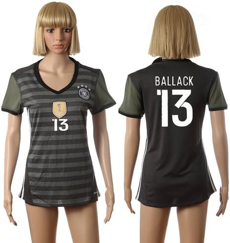Euro CUP 2016 Germany Women custom soccer jerseys Away short-sleeved shirt