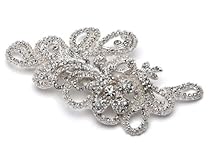 Hot Sale USABride Vintage Inspired Bridal Wedding Comb with Silver Rhinestone 191