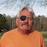 Sotijobs The World's Best Eye Patch - Black - Adult - Silicone- Replaceable Elastic-Comfort