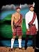 Sexy Hot Scottie Mens Scottish Kilt Costume - LARGE