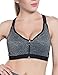 Women Padded High Impact Front Comfort Racerback Sports Bra DDD for Running Training