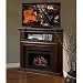 Nutmeg with Glass Ember Bed Dimplex Montgomery Electric Fireplace