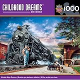 1000-Piece Whistlestop Dreams Puzzle Art by Dan Hatala