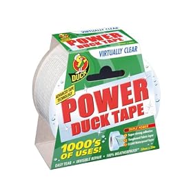 Power Duck Tape Virtually Clear 50 mm x 20 m
