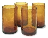 Artland Iris Amber Beverage, Set of 4