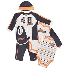 Puma Boys # 48 6-Piece Layette Set (Sizes 0M 9M)