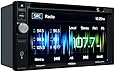 Jensen VX4022 2 DIN Multimedia Receiver, 6.2" Touch Screen & Built-in USB Port (Black/Black/Black)
