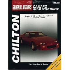 Chevrolet Camaro 1982-92 Repair Manual (Total Car Care)