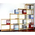 Holzregal Kiefer, massiv, verschiedene Gr��en - 127x68x34cm