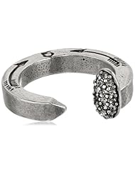Giles and Brother Railroad Spike Silver Pave Ring