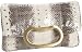 Jalda Watersnake Bean Clutch,Natural,one size
