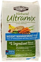 Castor & Pollux Ultramix Weight Management Canine Formula Dry Dog Food, 30-Pound Bag