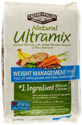 Castor & Pollux Ultramix Weight Management Canine Formula Dry Dog Food, 30-Pound Bag