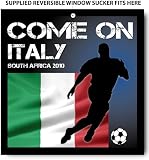 COME ON ITALY Car Sign, Football Supporters Sign for World Cup in South Africa 2010, Italian International Football Soccer