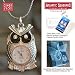 Owl USB 4.0 Flash Drive Pendant on Silver Necklace Jewelry with The Official Atlantic Seaboard Trading Co. Luggage Tag Key Chain -- COMBO PACK