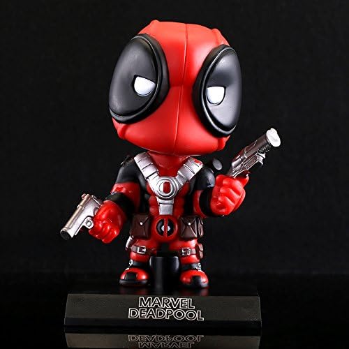 X-men Wade Wilson Deadpool PVC Action Figure Toys Bobble Head Doll Gift For Kids